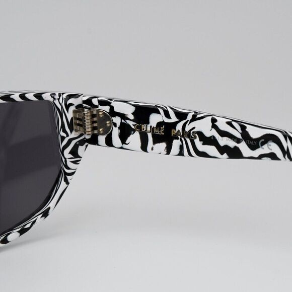 SALE! NEW Celine CL40195I 04A Zebra Smoke Shield Mask Unisex Sunglasses CL 40195 main image 6